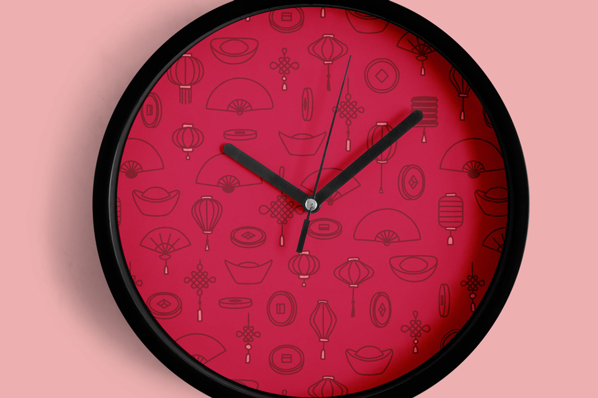 Lunar New Year Seamless Patterns, a Pattern Graphic by oelhoem (Photo 4 of 5)