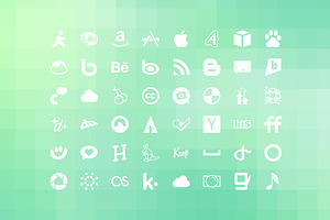 SALE Simple Social Icons Web Font