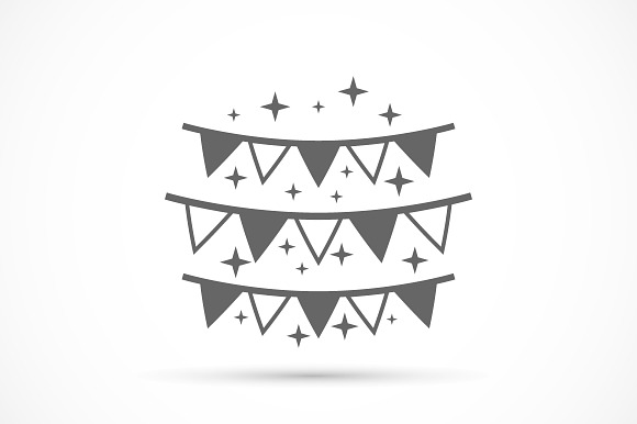 Hanging Flags Icon