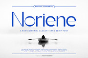 Noriene Editorial Elegant Sans Font, a Sans Serif Font by Rasio Studio (Thumbnail 1 of 9)