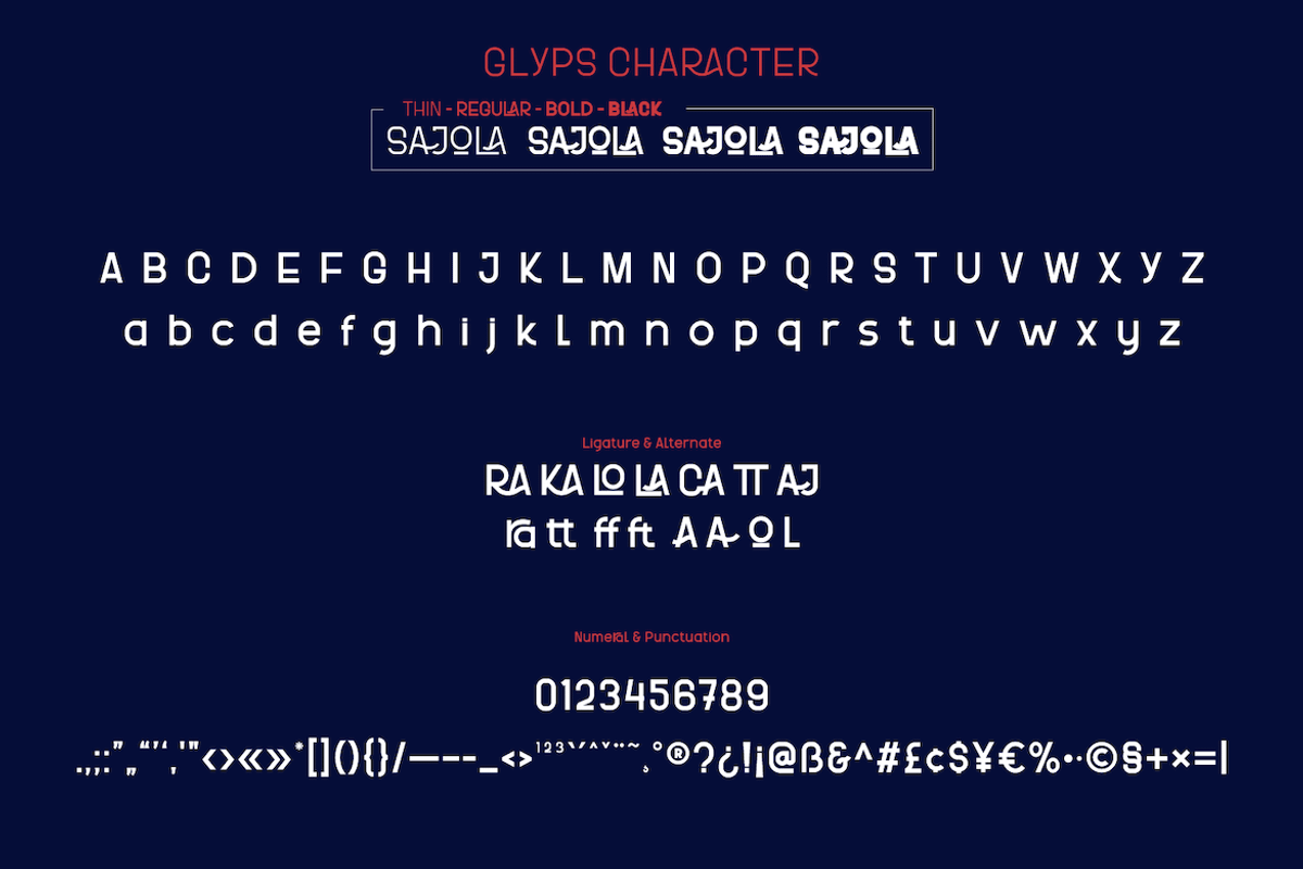 Sajola, a Sans Serif Font by twinstd (Photo 13 of 14)
