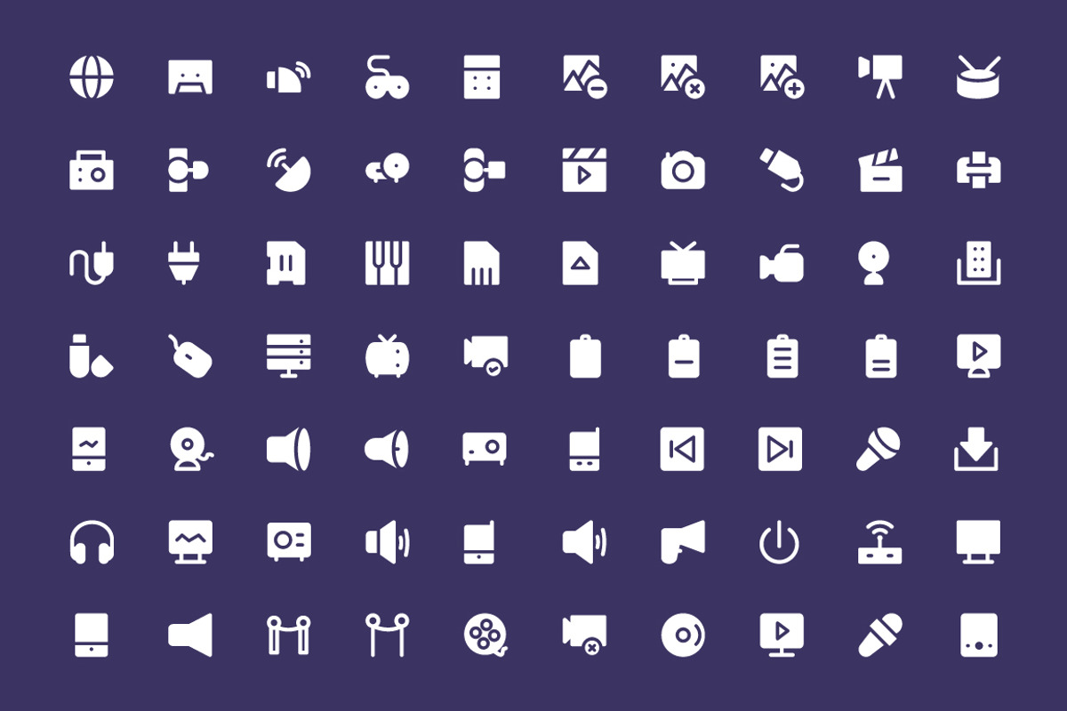 250+ Multimedia Vector Icons, a Duotone Icon by Vectors Market (Photo 3 of 4)