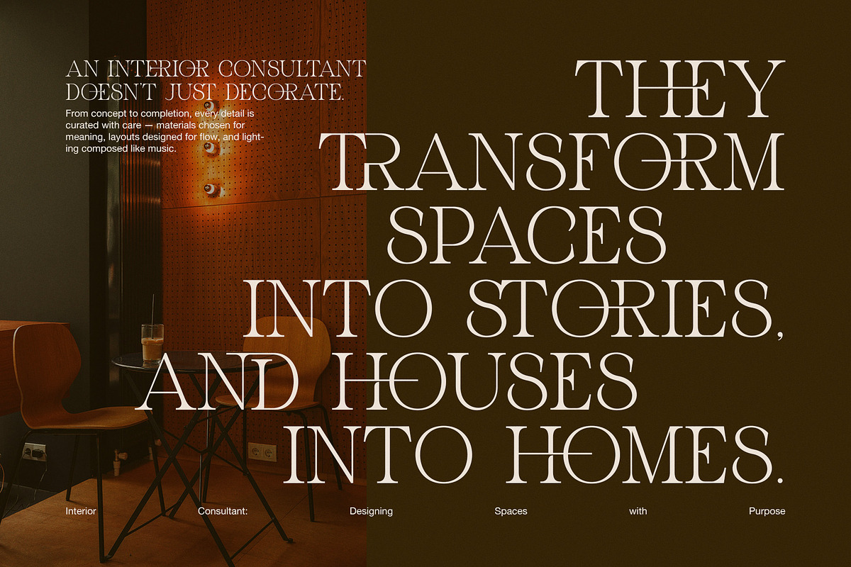 Ghond Modern Elegant Serif Font, a Serif Font by Perfectype (Photo 5 of 8)