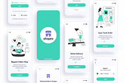 Shopex- eCommerce Mobile App UI Kits, an Android Mockup by RiveupDigital (Thumbnail 2 of 5)