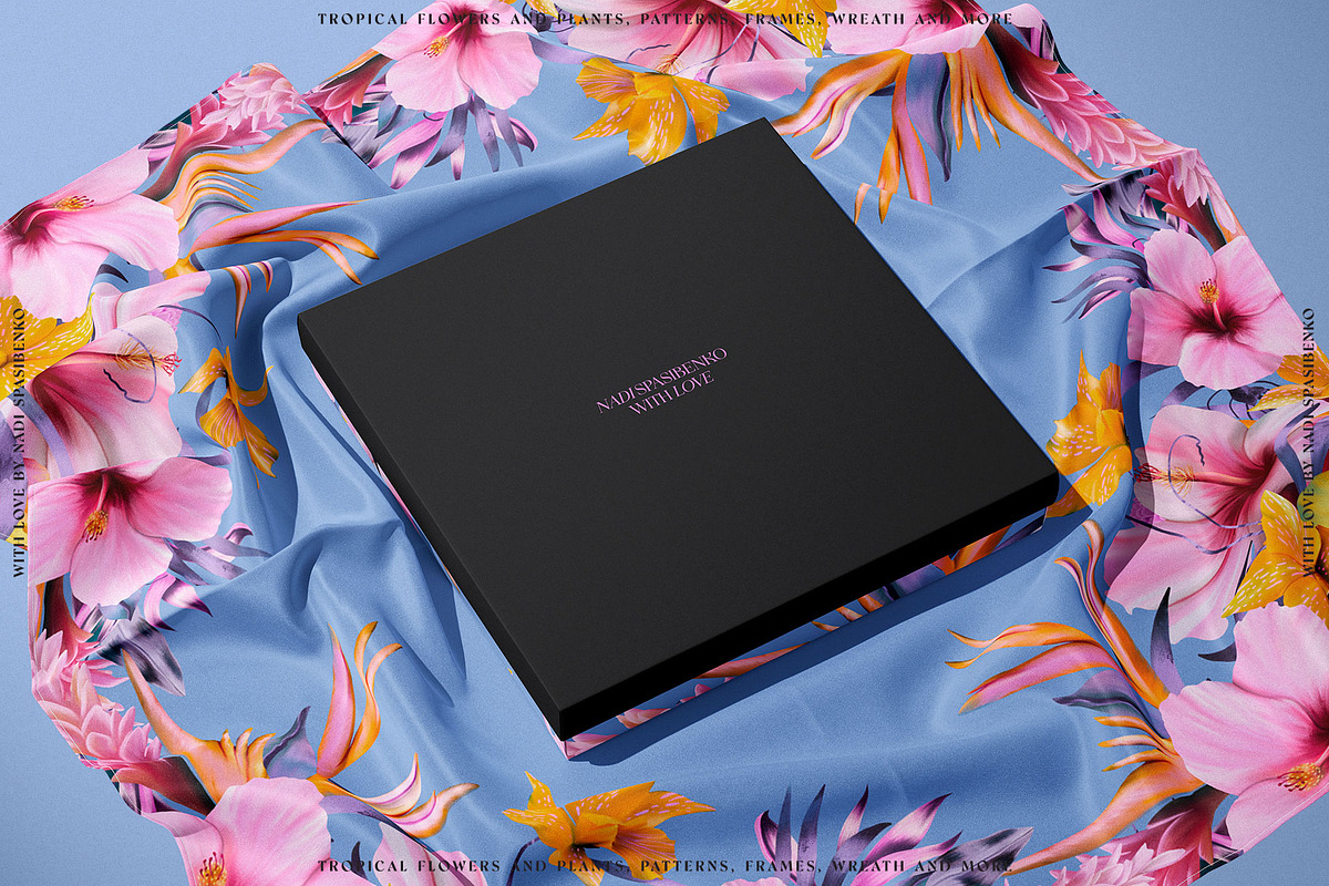 Floral Tropical Vibe, a Wallpaper Graphic by nadispasibenko (Photo 4 of 21)
