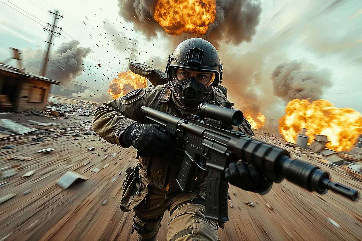 12 Modern Warfare Stock Photo Bundle, a Technology Photo by StockVerse Creative (Photo 10 of 13)