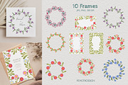 Tiny flowers, butterflies and leaves, a Seasonal Illustration by Peviotadesign (Thumbnail 6 of 8)