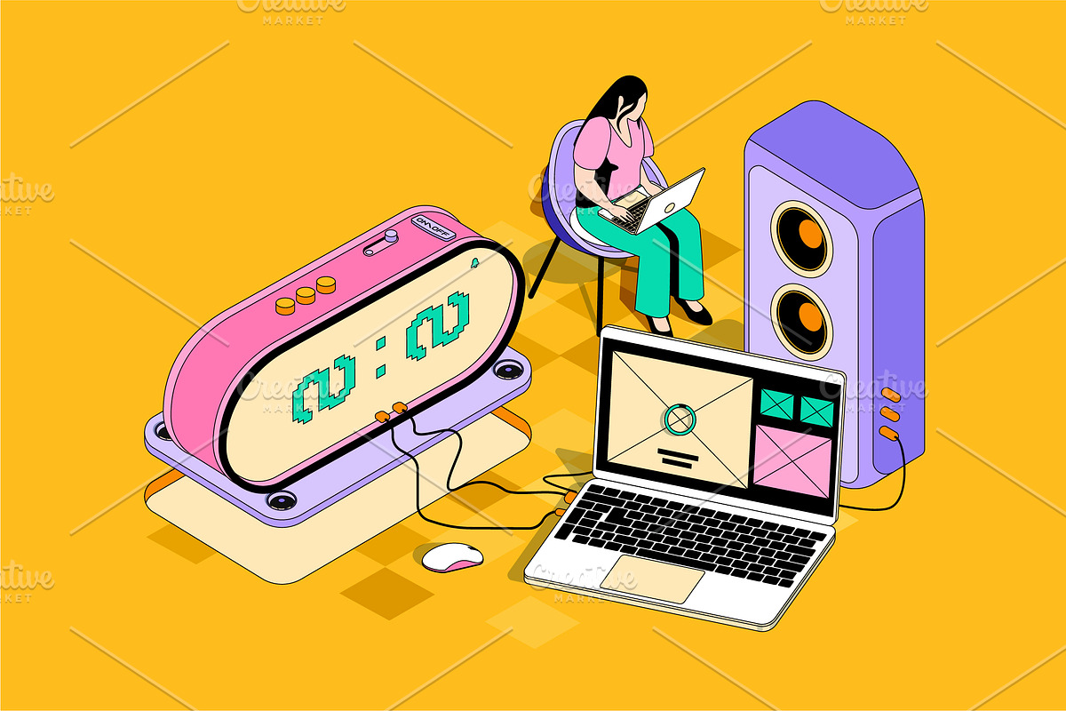 Isometric Web Concepts, a Templates & Theme by alexdndz (Photo 11 of 21)