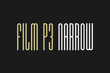 Film P3 Narrow: 3 Styles