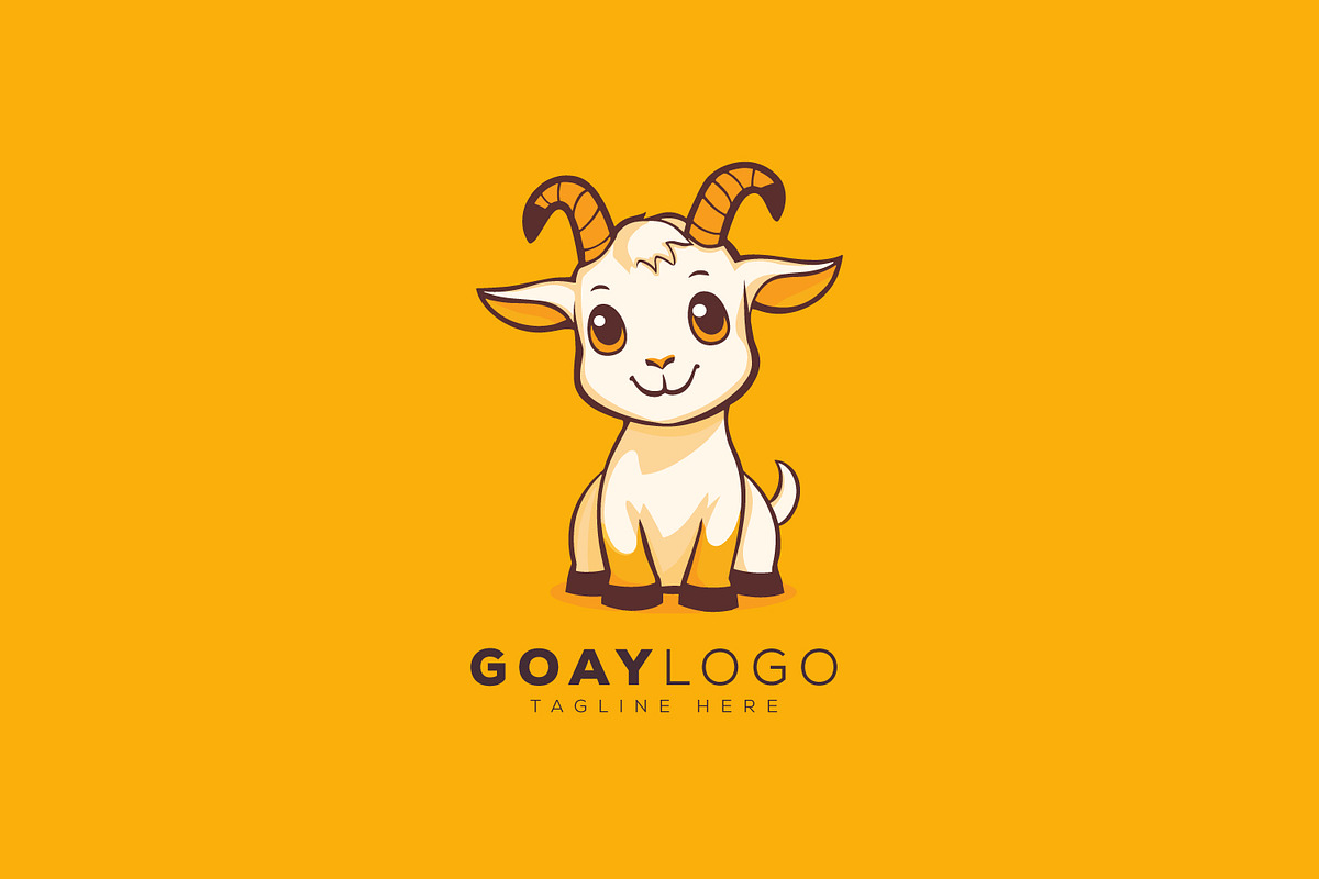 Goat Logo, a Branding & Logo Template by Xoovion