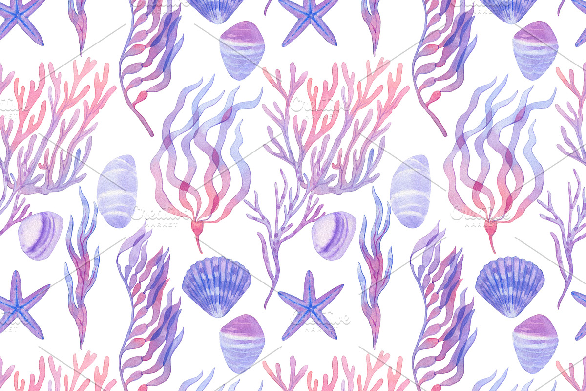 Coastal finds, a Seasonal Illustration by Watercolor life (Photo 7 of 8)
