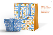 Mediterranean tiles Seamless Pattern, a Pattern Graphic by AnaGuziiArt (Thumbnail 4 of 8)