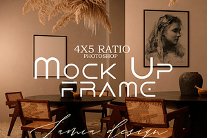 Minimalist Boho Mock Up 4x5