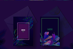 NEON Plants & Stones Collection 01