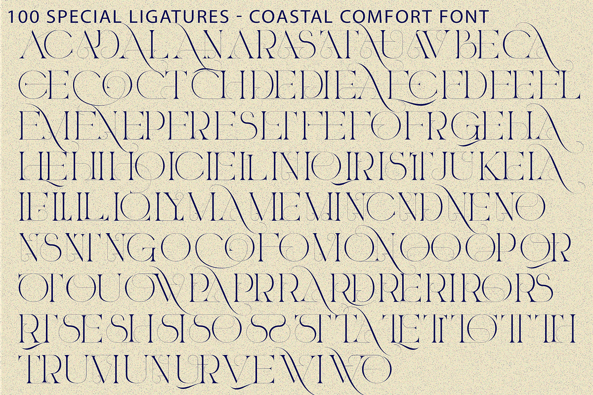 COASTAL COMFORT - LUXURY FONT, a Serif Font by 177Studio (Photo 8 of 8)