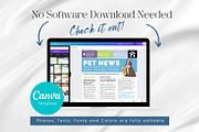 Canva Newsletter Template Pet Care, an Email Template by PixelCraft (Thumbnail 4 of 15)