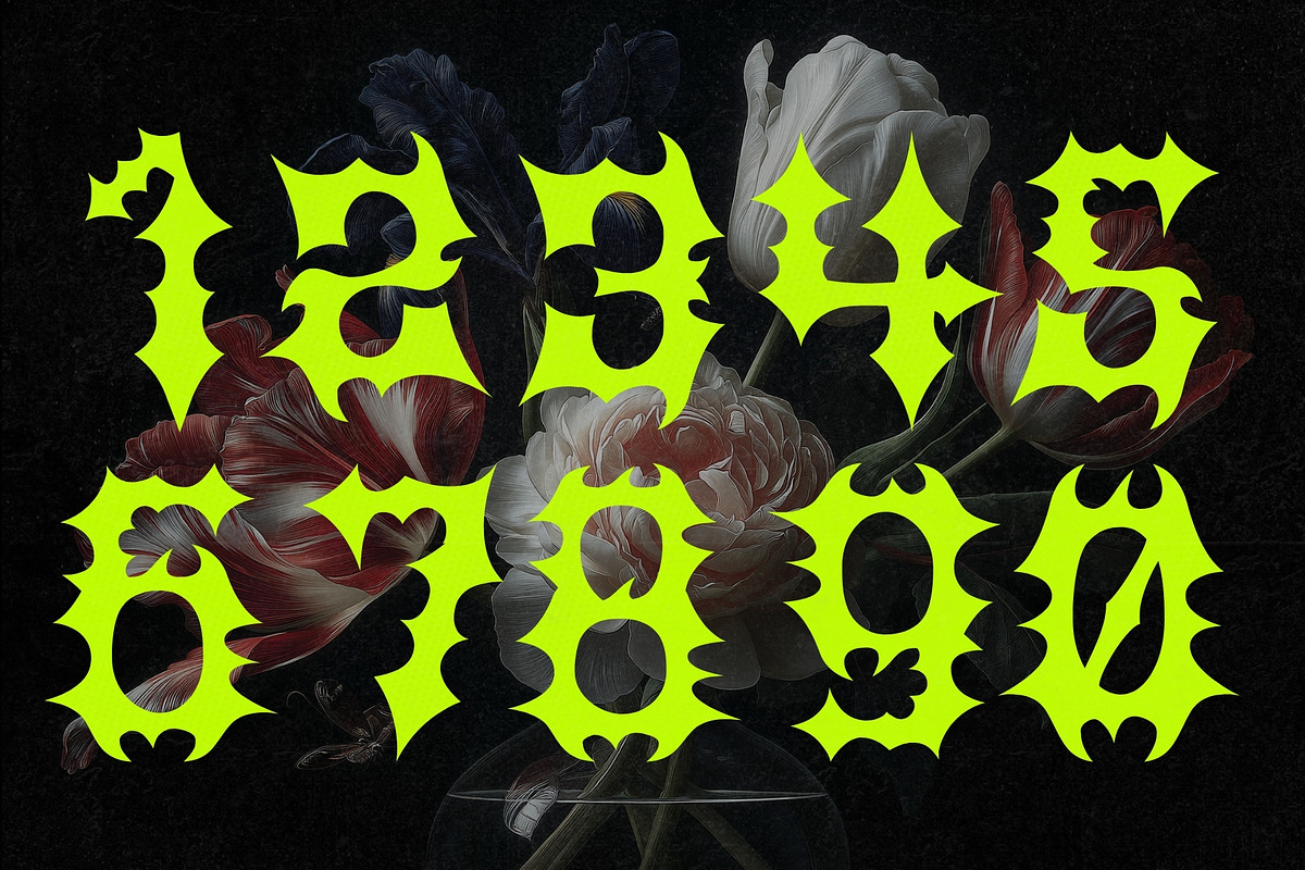 Venom Voltage - Heavy Metal Typeface, a Serif Font by HipFonts (Photo 8 of 9)