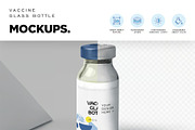 Vaccine Glass Bottle Mockups, a Product Mockup by megostudi0 (Thumbnail 5 of 7)