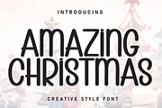 Amazing Christmas | Script Font, a Script Font by Scratchones (Thumbnail 1 of 8)