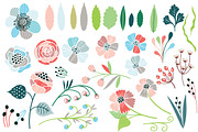 Seamless floral pattern + bonuses!, a Pattern Graphic by Purple Platypus (Thumbnail 3 of 7)