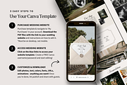 Wedding Website Template Canva, a Landing Page Template by Warmsoulgallery (Thumbnail 9 of 10)