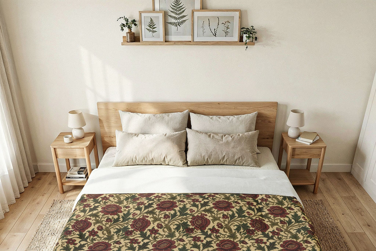 William Morris Inspired Pattern Bund, a Pattern Graphic by elfy creative (Photo 3 of 11)