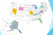 United States Map for Power Point, a Presentation Template by DigitalDesignsLaura (Thumbnail 3 of 3)