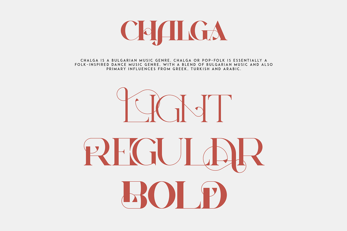 Chalga - Serif Typeface (3 weights), a Serif Font by VP Fonts (Photo 2 of 11)