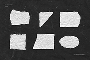 65 Crumpled Ripped Paper Pieces, a Texture Graphic by Ksuview (Thumbnail 11 of 14)