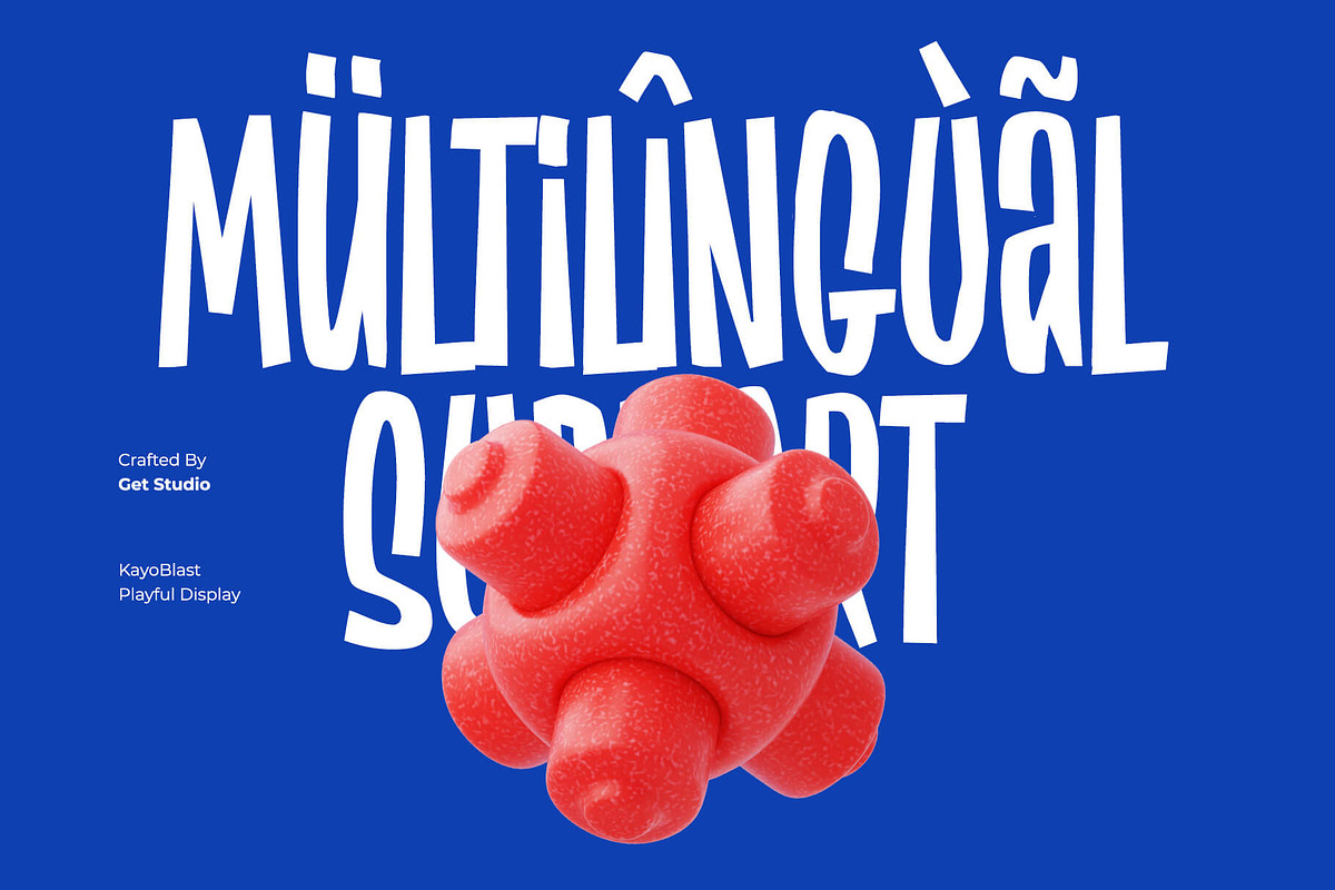 KayoBlast - Playful Display Font, a Sans Serif Font by Get Studio (Photo 10 of 10)