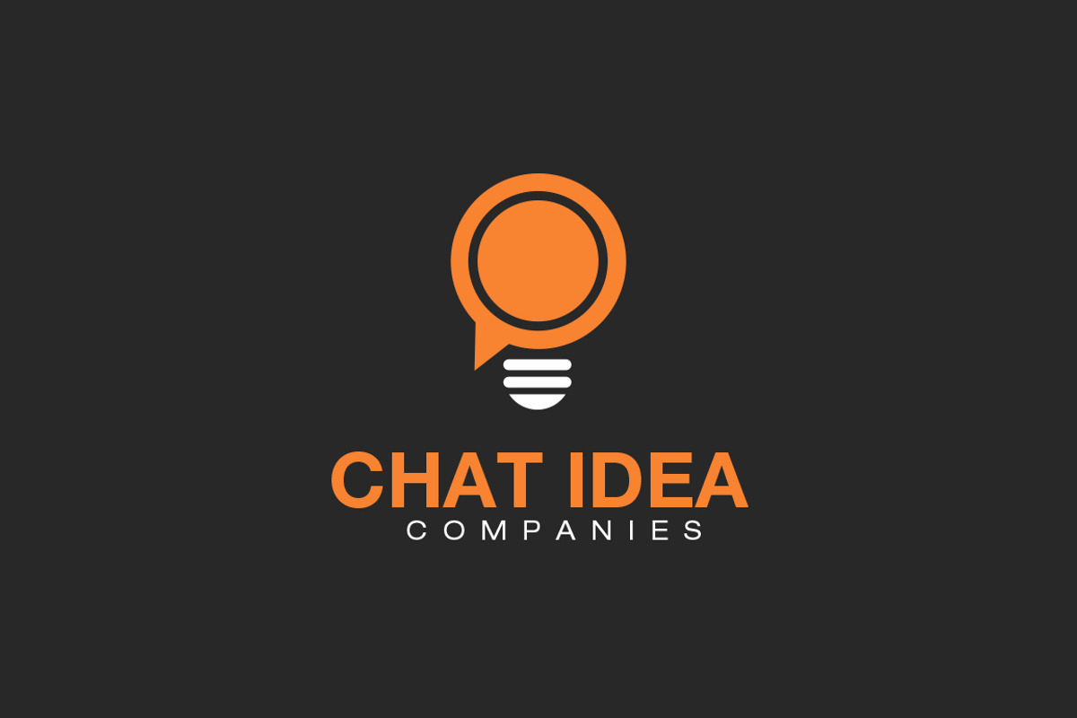Chat Idea Logo, a Branding & Logo Template by CAIRON CREATIVESTUDIO (Photo 2 of 5)