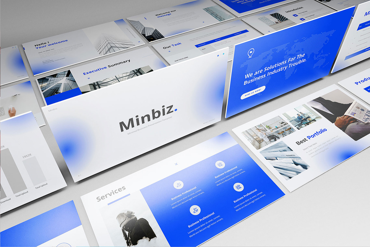 Minimal Business Keynote, a Presentation Template by Pixslides (Photo 1 of 7)