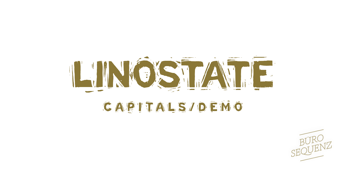 Linostate, a Handwritten Font by Büro Sequenz