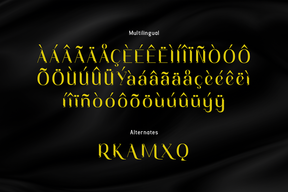 Flowza - A Dynamic Display Font, a Serif Font by overlaytemplates (Photo 5 of 5)