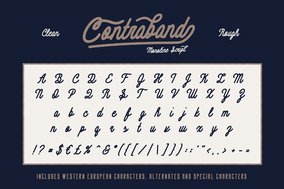 Contraband - Font Duo preview 2