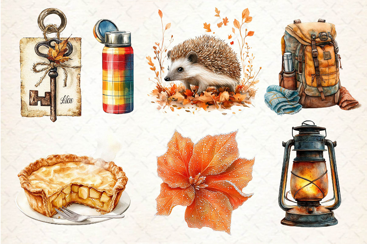 Autumn Chilly Morning Clipart, an Illustration by Dream Creation (Photo 6 of 6)