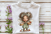 Strawberry Fairy PNG Clipart, a Seasonal Illustration by OK Design (Thumbnail 5 of 6)
