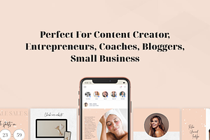 Instagram Beauty Canva Template