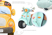 Transport digital clipart, a Transportation Illustration by Mespilia (Thumbnail 2 of 3)
