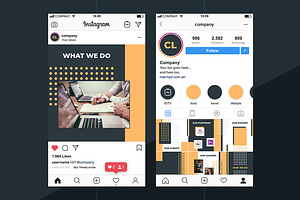 Intro Instagram Puzzle Templates