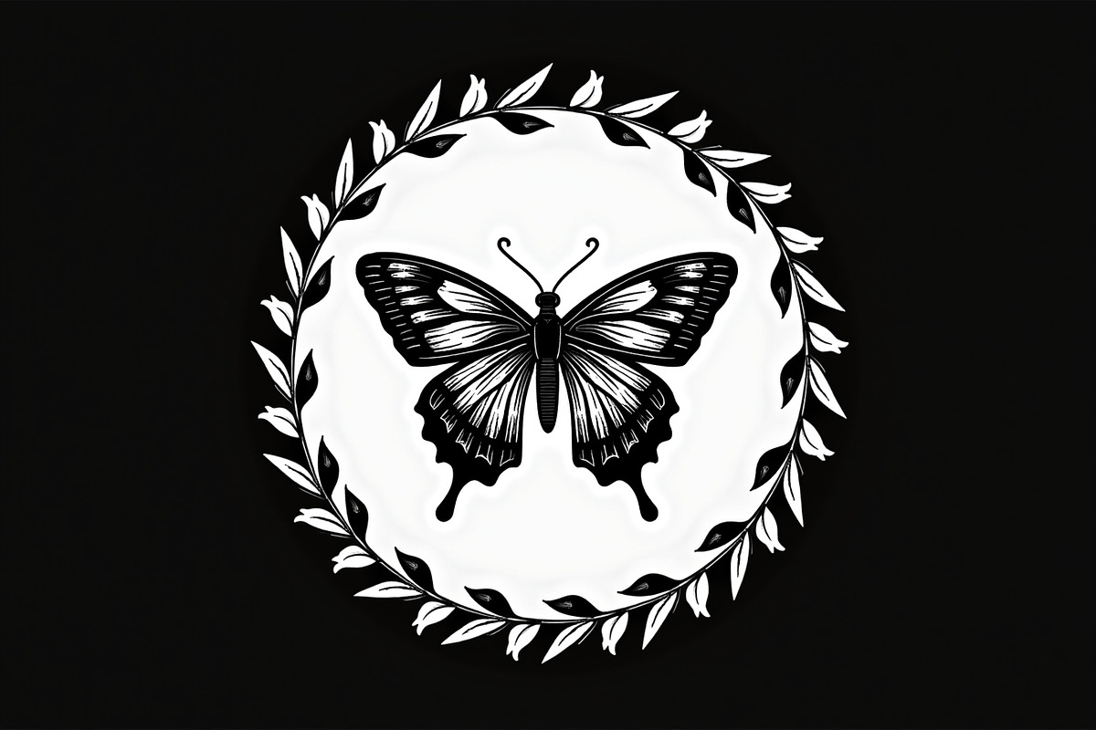 Elegant Butterfly Set, an Illustration by Gfx_Store (Photo 5 of 9)