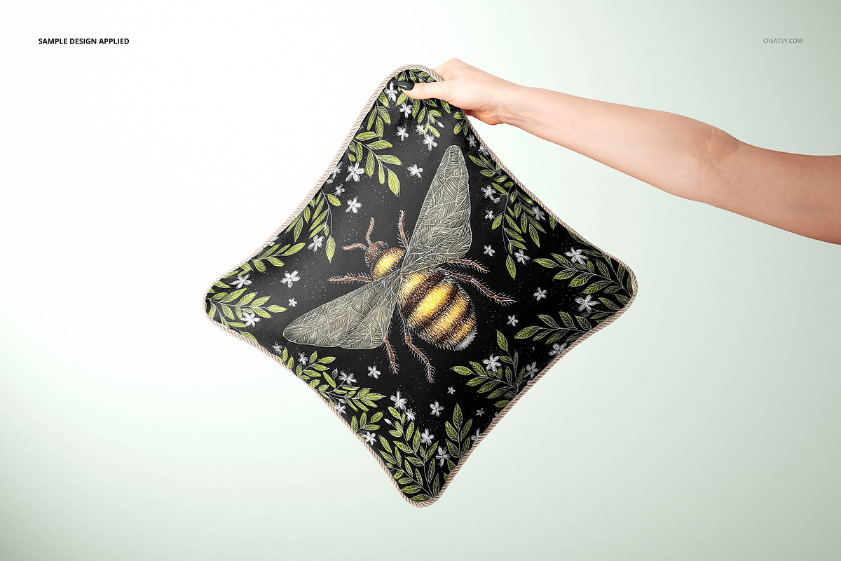 Silk Cushion with Braid Mockup Set, a Product Mockup by creatsy5 (Photo 12 of 20)