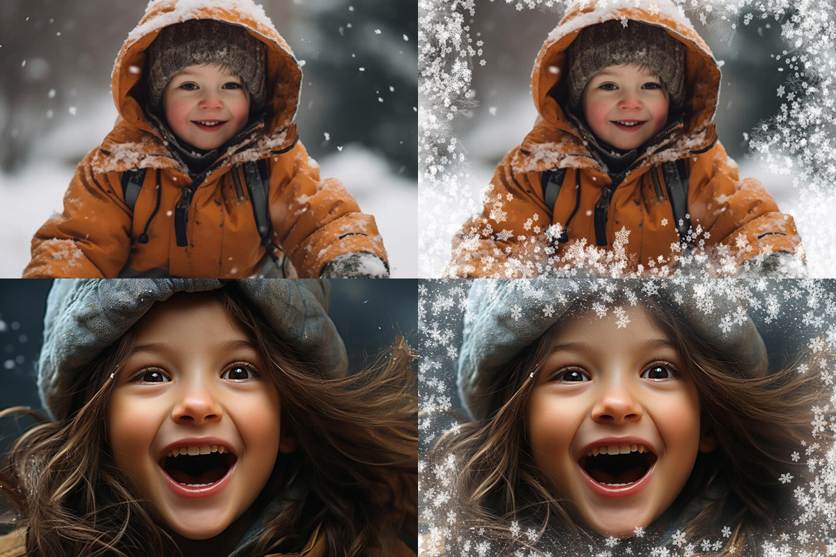 Snowflake Border Overlays, an Object Graphic by DreamyOverlay (Photo 4 of 6)