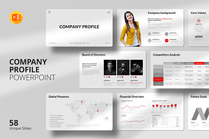 Company Profile Presentation, a Presentation Template by Design Vault