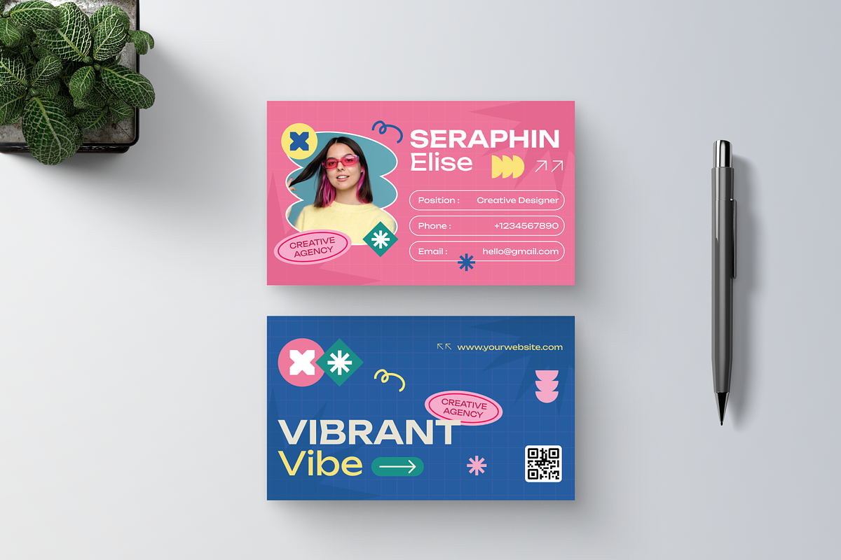 Creative Agency Business Card, a Business Card Template by Annora Studio (Photo 4 of 6)