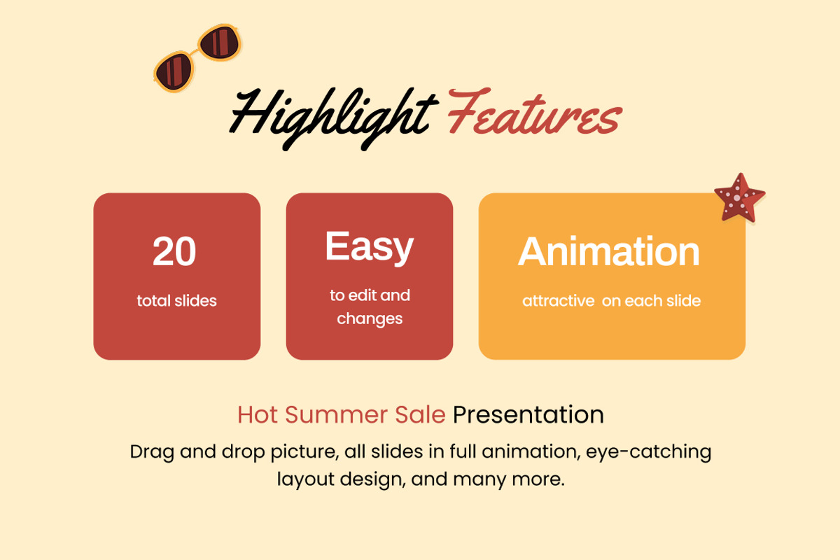 Hot Summer Sale Google Slides, a Presentation Template by Loin Studio (Photo 2 of 4)