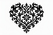 Floral Heart Silhouette Set, an Illustration by Gfx_Store (Thumbnail 16 of 21)