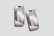 Premium Realistic iPhone Pro Mockup, an iPhone Mockup by Pikachudesign (Thumbnail 3 of 5)