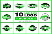 10 LAWN CARE SERVICE LOGO BUNDLE, a Branding & Logo Template by Widhidesigns (Thumbnail 1 of 5)