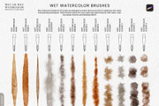 Wet Watercolor Procreate Brushes, a Brush Add-On by Julia Dreams (Thumbnail 7 of 7)